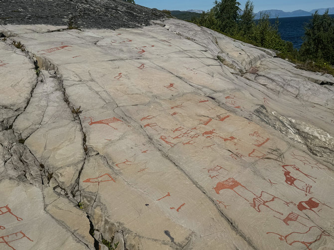 Ados Alejūnaitės nuotr. / Altos priešistoriniai uolų piešiniai, Norvegija