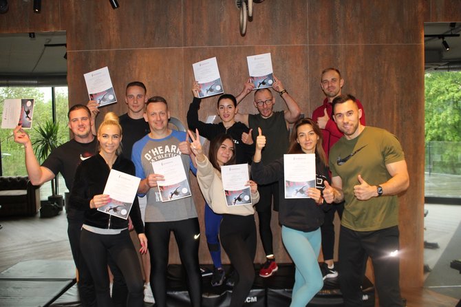 Aeromix Fitneso mokymo centro nuotr/Rokas Petrauskas baigė sporto trenerio kursus