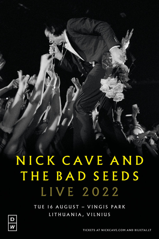 NC TBS TOUR nuotr./Nicko Cave‘o koncerto plakatas