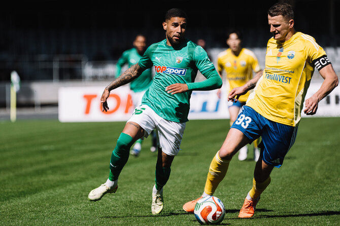 Zalgiris.lt nuotr./Leo Ribeiro ir Edvinas Girdvainis