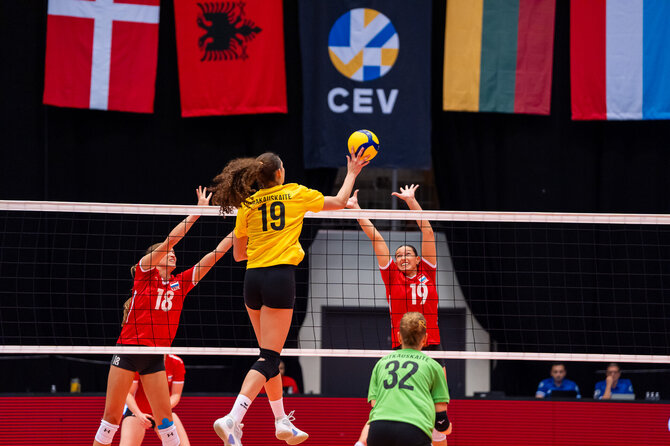 CEV nuotr./Rungtynių akimirka