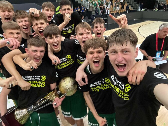 Zalgiris.lt nuotr./„Žalgirio“ 18-mečių pergalė Eurolygos jaunių turnyro finale