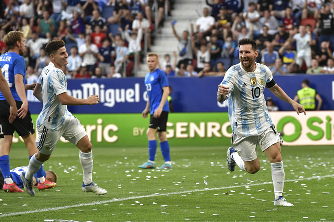 AP Photo/Alvaro Barrientos nuotr./Lionelis Messi