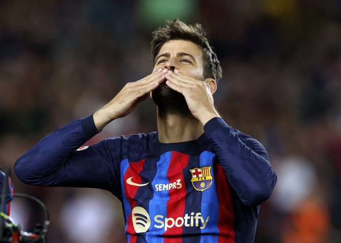 REUTERS nuotr./Gerardas Pique oficialiai baigė futbolininko karjerą.