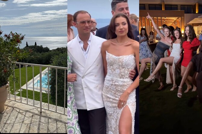 Instagramo stopkadrų nuotr./Patriko Ribas ir Vaivos Gliebutės vestuvių akimirkos