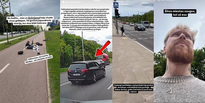 Stopkadrų nuotr./Artūro Traškos pasakojimas „Instagram Story“