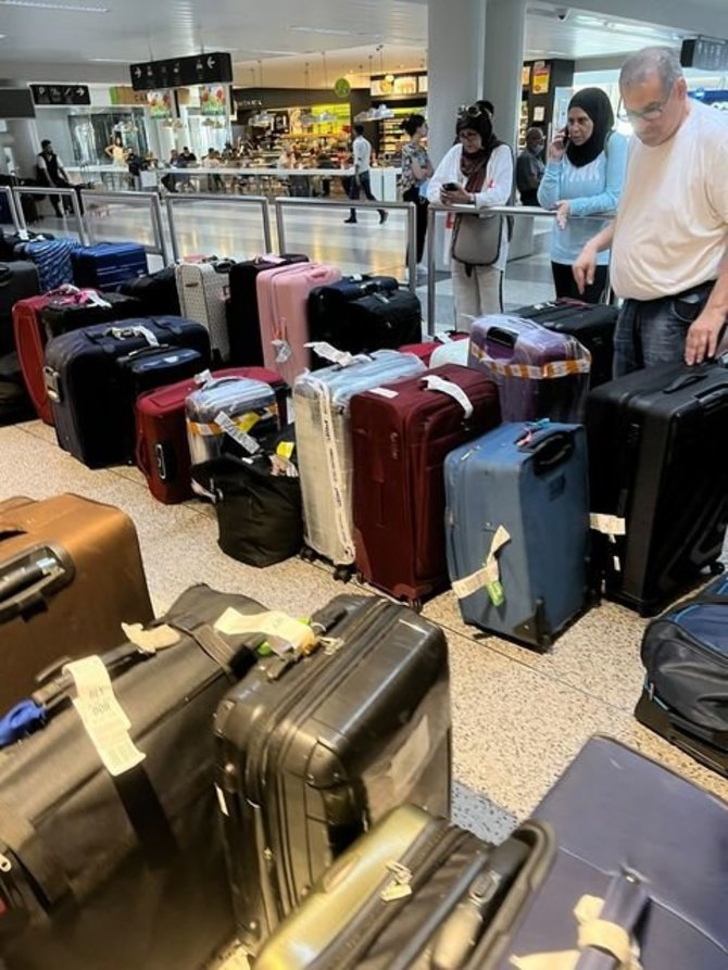 Asmeninio albumo nuotr./Deimantė Kazėnaitė Libano oro uoste ieškojo savo lagamino