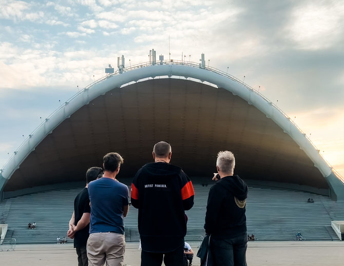 Organizatorių nuotr./Andrius Mamontovas ruošiasi koncertui Vingio parke