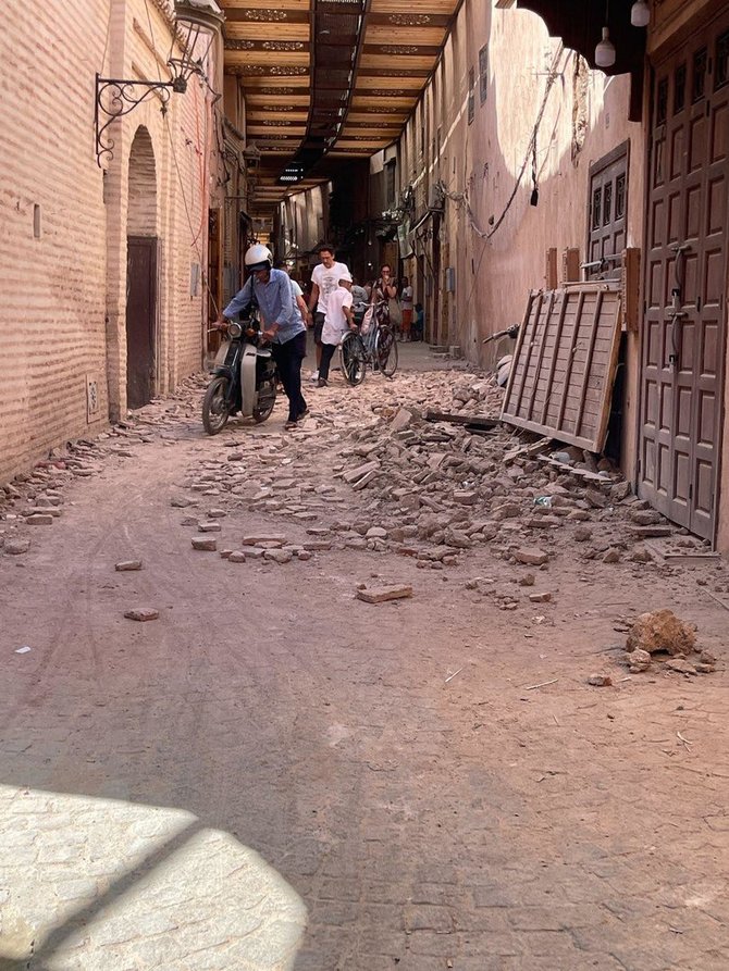 Maroke gyvenančios Rasos nuotr./Marakešas po žemės drebėjimo