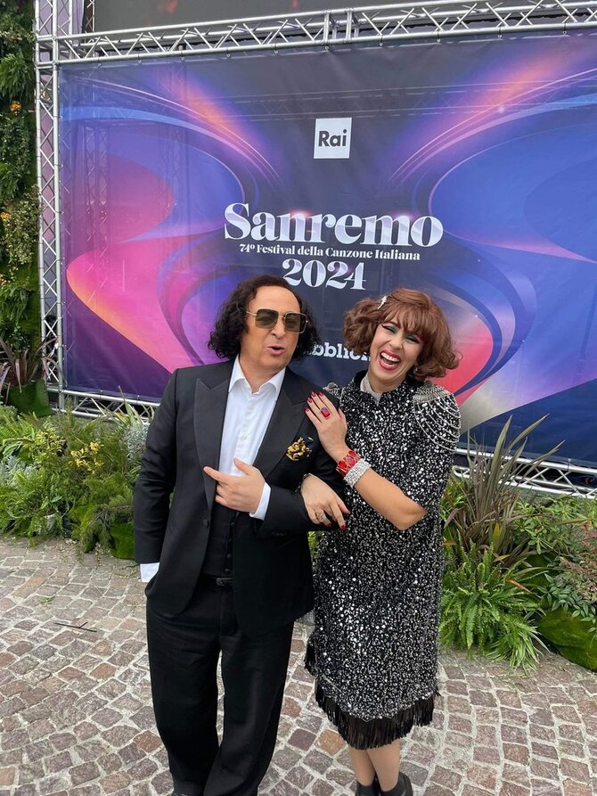 Asmeninio albumo nuotr./Vaigauskų vizitas Sanremo festivalyje