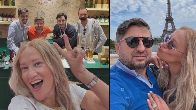 Kristina Strolienė su vyru Povilu