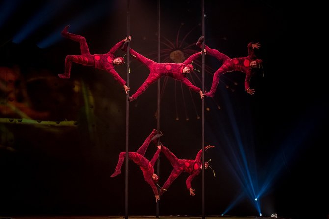 Ramūno Vilkelio nuotr./„Cirque du Soleil“ šou OVO premjera Vilniuje