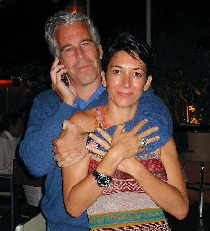 Jeffrey Epsteinas ir Ghislaine Maxwell / Scanpix nuotr.