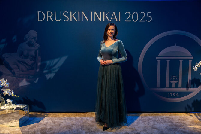 Druskininkų savivaldybės nuotr./Inga Ruginienė renginyje Druskininkuose