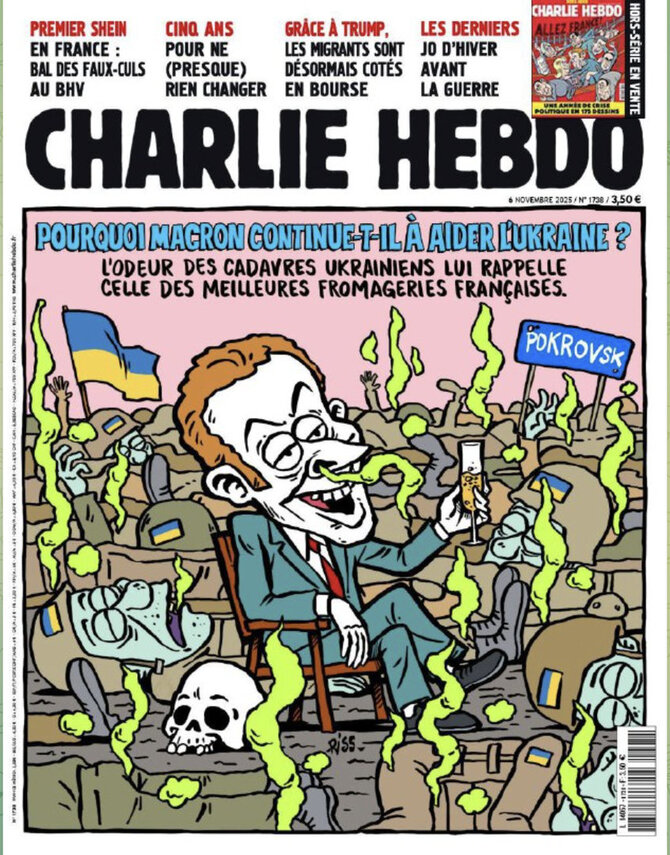 Ekrano nuotr. /„Charlie Hebdo“ viršelio klastotė