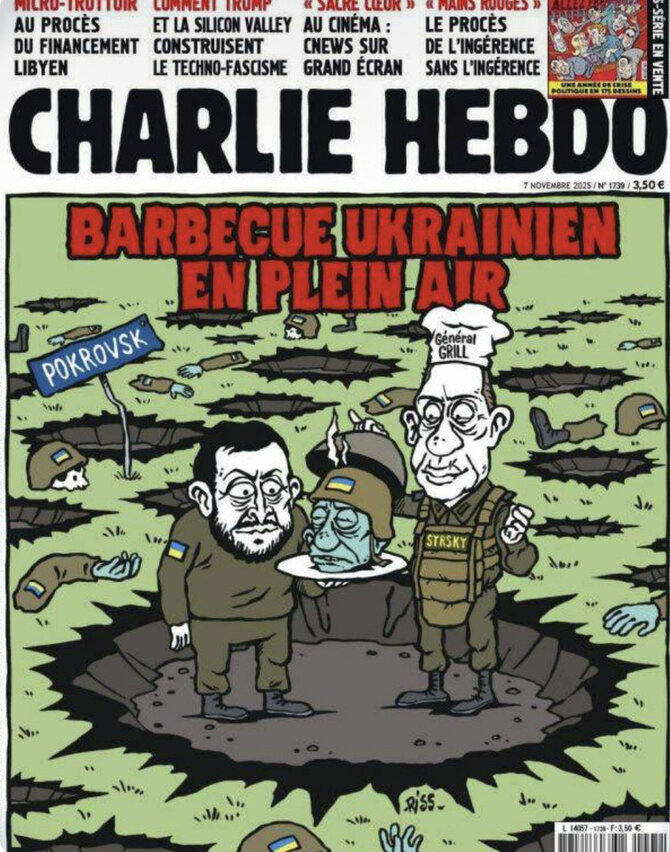 Ekrano nuotr. /„Charlie Hebdo“ viršelio klastotė