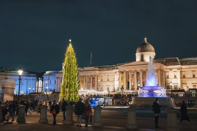 Shutterstock nuotr./Londono Kalėdų eglė Trafalgaro aikštėje