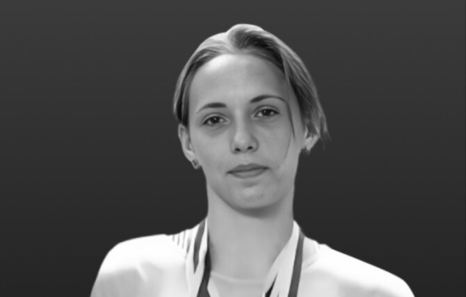 Asmeninio archyvo nuotr./Ukrainos sportininkė Alina Perehudova žuvo per Rusijos ataką