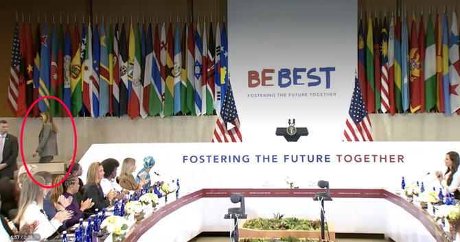 Stop kadras/„Fostering the future together“ renginio akimirka