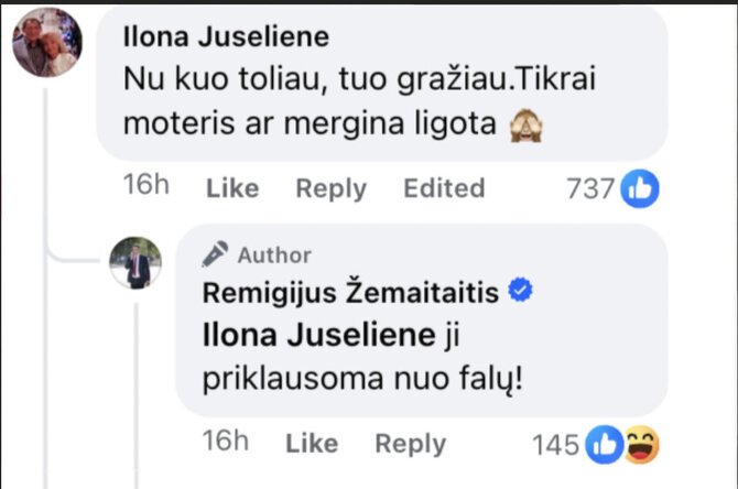 Ekrano nuotr. /Po Remigijaus Žemaitaičio įrašu socialiniame tinkle – patyčių lavina