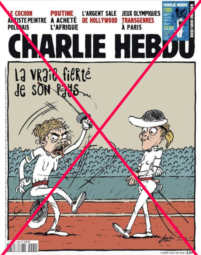 Socialiniuose tinkluose platinamas netikras „Charlie Hebdo“ viršelis