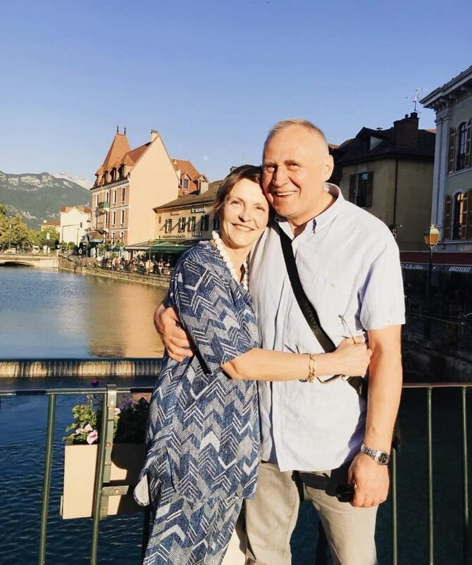 „Facebook“ nuotr./Mikalajus Statkevičius ir Marina Adamovič