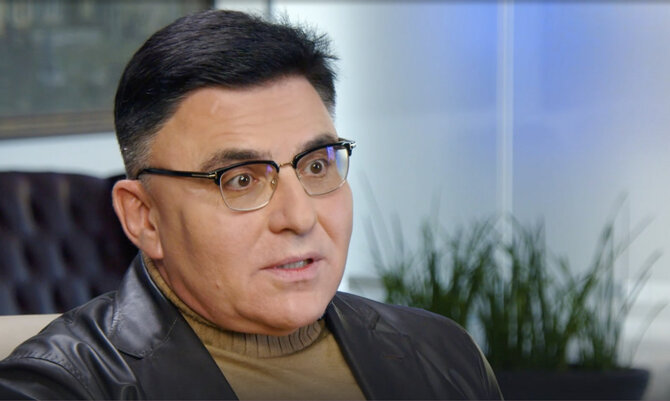 Ekrano nuotr. /„Gazprom-Media“ vadovas Aleksandras Žarovas