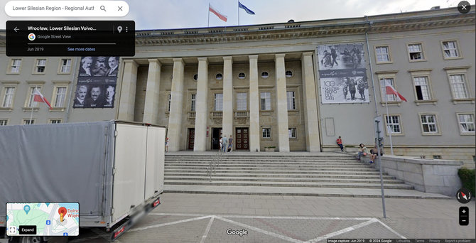 Google maps nuotr./Žemutinės Silezijos vaivadijos administracijos pastatas Vroclave