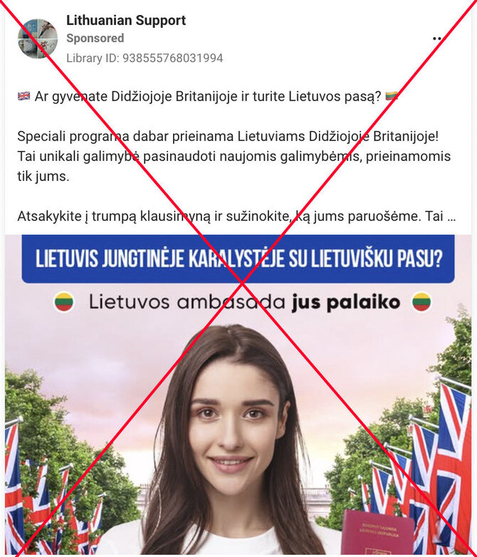 Ekrano nuotr. /Socialiniuose tinkluose platinama apgavystė