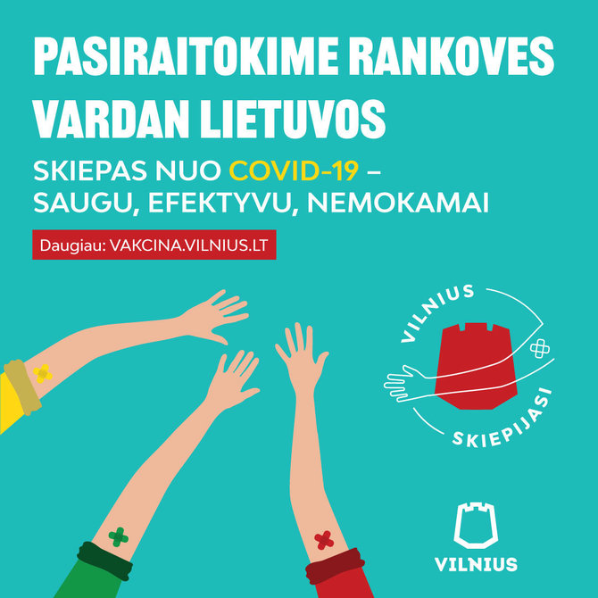 Vilniaus miesto savivaldybės nuotr./Kampanija „Pasiraitokime rankoves“