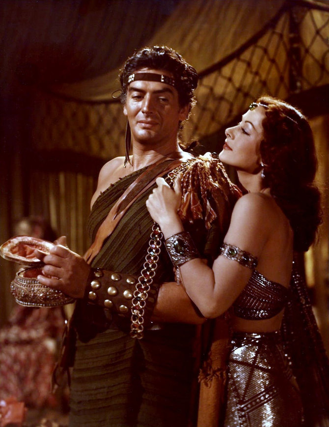 „Vikipedijos“ nuotr./Su Victoru Mature filme „Samson and Delilah“, 1949