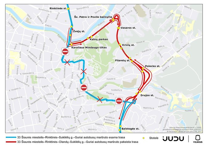 „Susiekimo paslaugų“ nuotr./Autobusų trasų pokyčiai