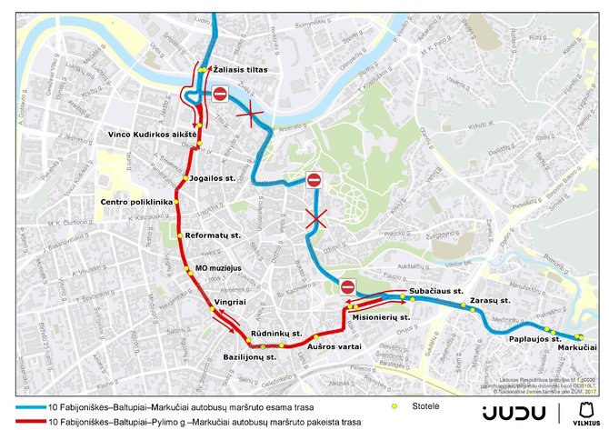 „Susisiekimo paslaugų“ nuotr./Autobusų trasų pokyčiai