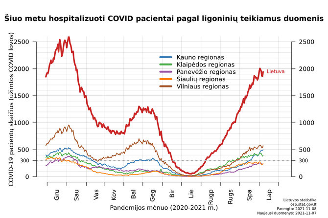 NVSC nuotr./Lovų užimtumas