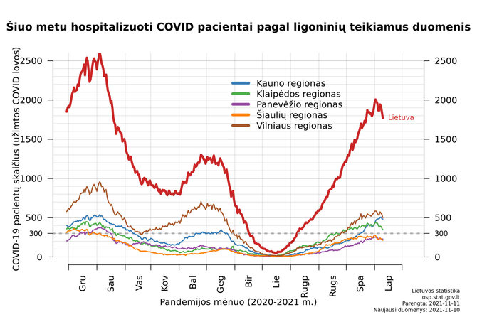 NVSC nuotr./Lovų užimtumas