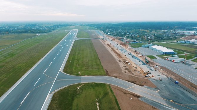 Bendrovės nuotr./Vilniaus oro uosto atnaujinimas