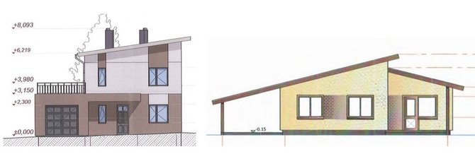 STT nuotr./Patvirtintuose projektuose: pagalbinio ūkio paskirties pastatai-dirbtuvės Zarasų (kairėje) ir Ignalinos (dešinėje) rajono savivaldybėse