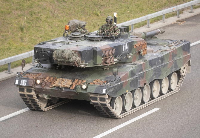 „Scanpix“ nuotr./„Leopard 2“ tankas
