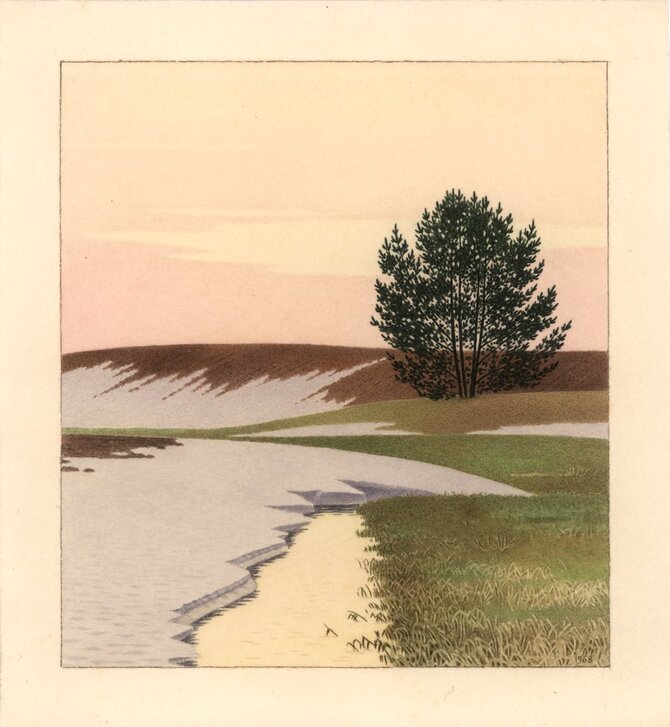 LNDM nuotr./Lida Meškaitytė, Paskutinis ledas, 1968