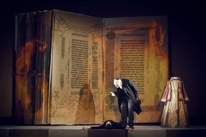 Donato Stankevičiaus nuotr./Vytautas Anužis – Natanas Išmintingasis. Gotthold Ephraim Lessing, „Natanas Išmintingasis“, rež. Gintaras Varnas, Nacionalinis Kauno dramos teatras, 2017