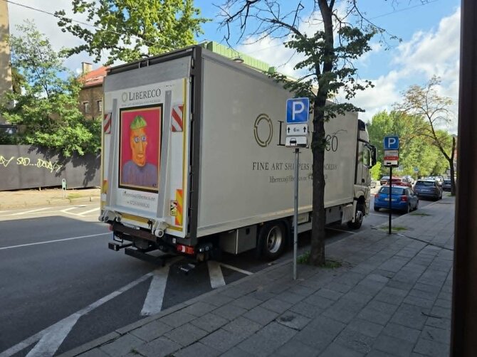 Organizatorių nuotr./Skulptūrų pristatymas į Vilnių