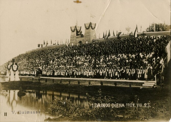 LTMKM nuosavybė/Pirmoji Lietuvos Dainų šventė. Kaunas, 1924. V. Gulmano nuotr.