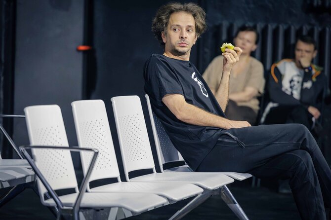 Vilniaus senojo teatro nuotr./Spektaklio „Limbo“ repeticija
