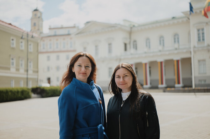 Ugniaus Bagdonavičiaus nuotr. / Vilniaus universitetas /Kseniia Gracheva ir Kateryna Davydenko