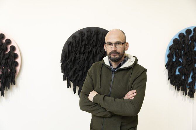 Mariaus Žičiaus nuotr./Menininkas Kęstutis Svirnelis