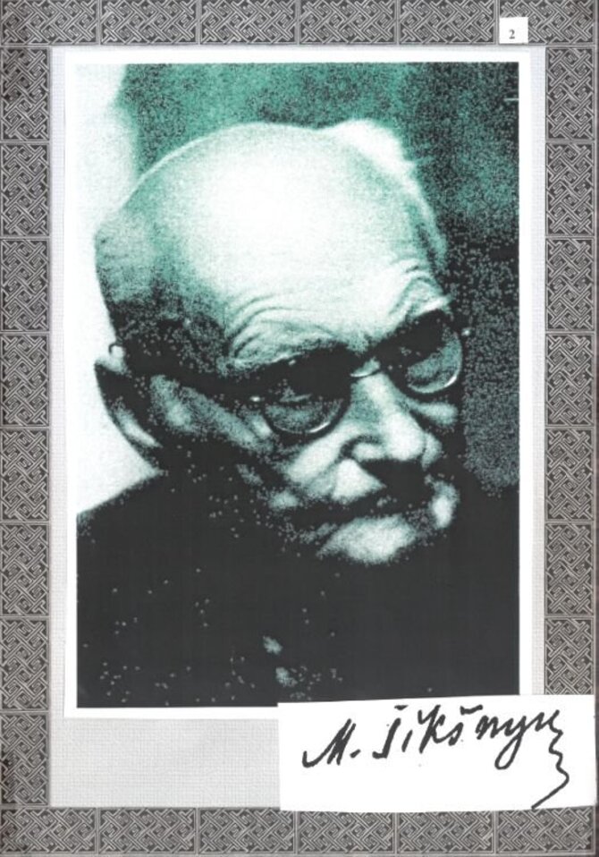 Antano Vienuolio gimnazijos archyvo nuotr./Ilgametis gimnazijos direktorius (vadovavo 1922 –1939 m.), vadovėlių autorius Marcelinas Šikšnys
