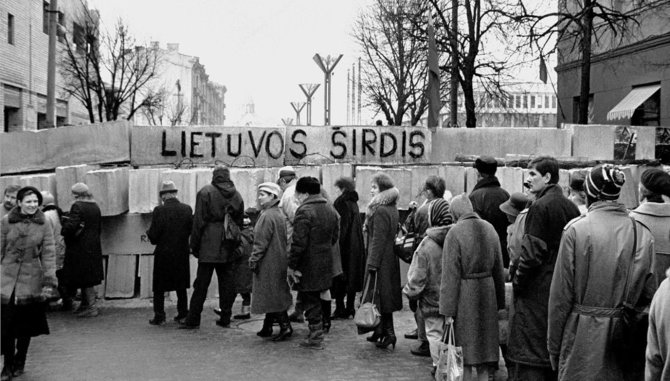 Fotografo Viliaus Jasinevičiaus ciklas „1991 m. sausio įvykiai“