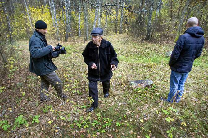 Dainavos apygardos partizanų rėmėjo Stasio Plutulevičiaus-Varpelio prisiminimų įamžinimo darbai Mardasavo apylinkėse, 2014 m.