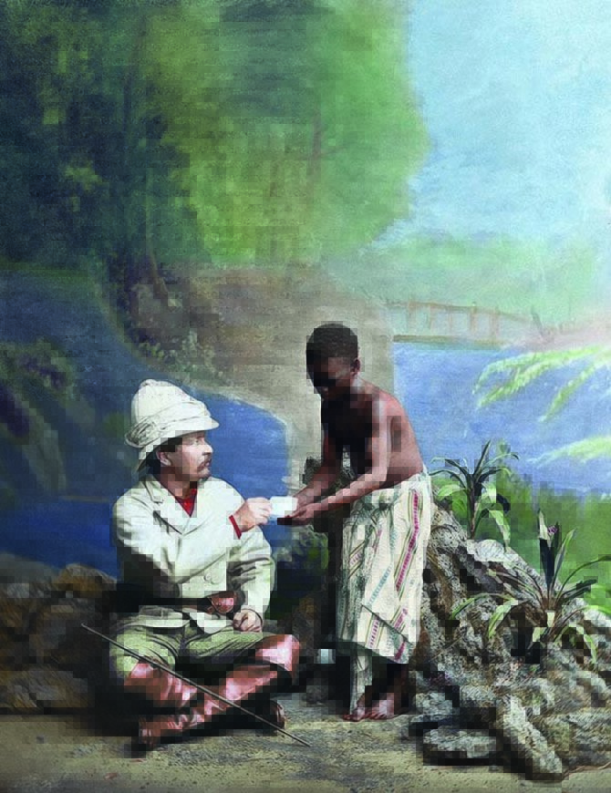 Henry’is Mortonas Stanley’is (1841-1904) su Kalalu. Nuotrauka Hulton Archive/Getty Images