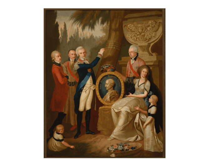 Mindaugo Kaminsko nuotr./Pranciškaus Smuglevičiaus paveikslas „Prozorų šeimos portretas“, 1789 m.